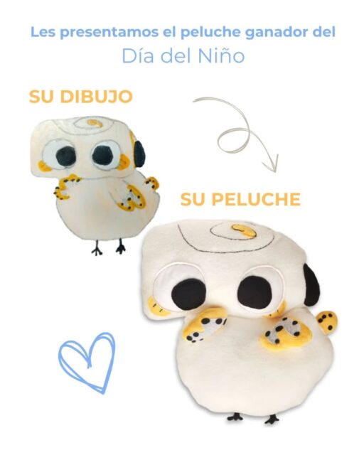 ¡Les compartimos el peluche del sorteo del Día del Niño! 🥳
Este diseño único nació de un dibujo lleno de imaginación y lo hicimos realidad con mucho cariño.
💖 ¡Hacé feliz a un niñ@!
💌 ¡Envianos tu dibujo por DM y lo cotizamos!

#PelucheGanador #SorteoDíaDelNiño #Personalizado
#peluchespersonalizados #hechoamano #regalosunicos #artesanias #pelucheshechosconamor #regalosparaniños #hechoenargentina #Personalización #regaloespecial #regalosespeciales #peluches #almohadones #almohadonespersonalizados