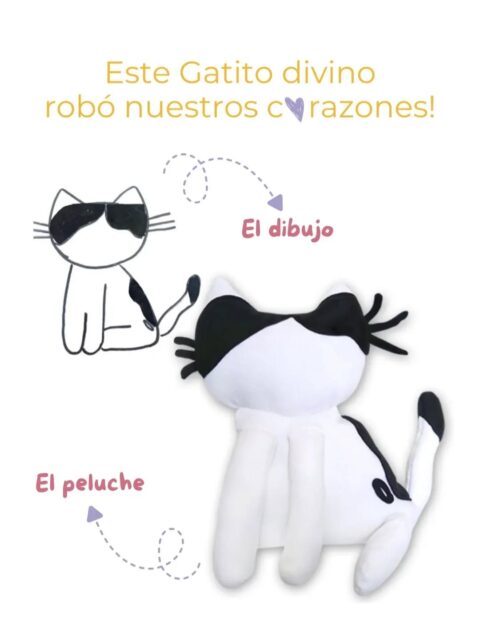 ¡Conocé a una de nuestras nuevas estrellas!
🧸✨ Este Gatito hermoso robó nuestros corazones y está inspirado en el Dibujo de Vera.
😍 Gracias linda!!!!
💖 ¡Hacé feliz a un niñ@!
💌 ¡Envianos su dibujo por Mensaje!

#peluchespersonalizados #hechoamano #regalosunicos #artesanias #pelucheshechosconamor #regalosparaniños #hechoenargentina #Personalización #regaloespecial #regalosespeciales #peluches #almohadones #almohadonespersonalizados