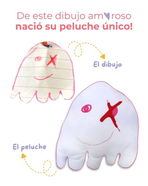 De este dibujo amoroso nació su peluche único!
Gracias por compartir este hermoso momento con nosotros!

💖 ¡Hacé feliz a un niñ@!
💌 ¡Envianos su dibujo por DM y lo cotizamos!

#peluchespersonalizados #hechoamano #regalosunicos #artesanias #pelucheshechosconamor #regalosparaniños #hechoenargentina #Personalización #regaloespecial #regalosespeciales #peluches #almohadones #almohadonespersonalizados